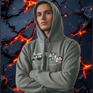 Men's Gray Horror Hoodie